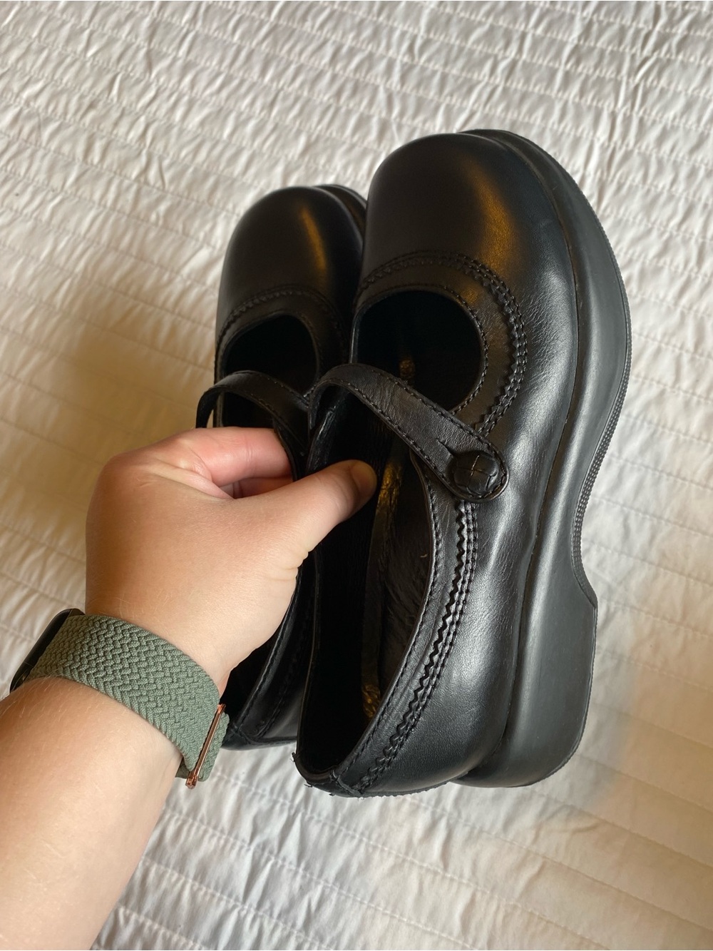 Dansko Black Mary Jane Strap Shoes - Picture 8 of 8